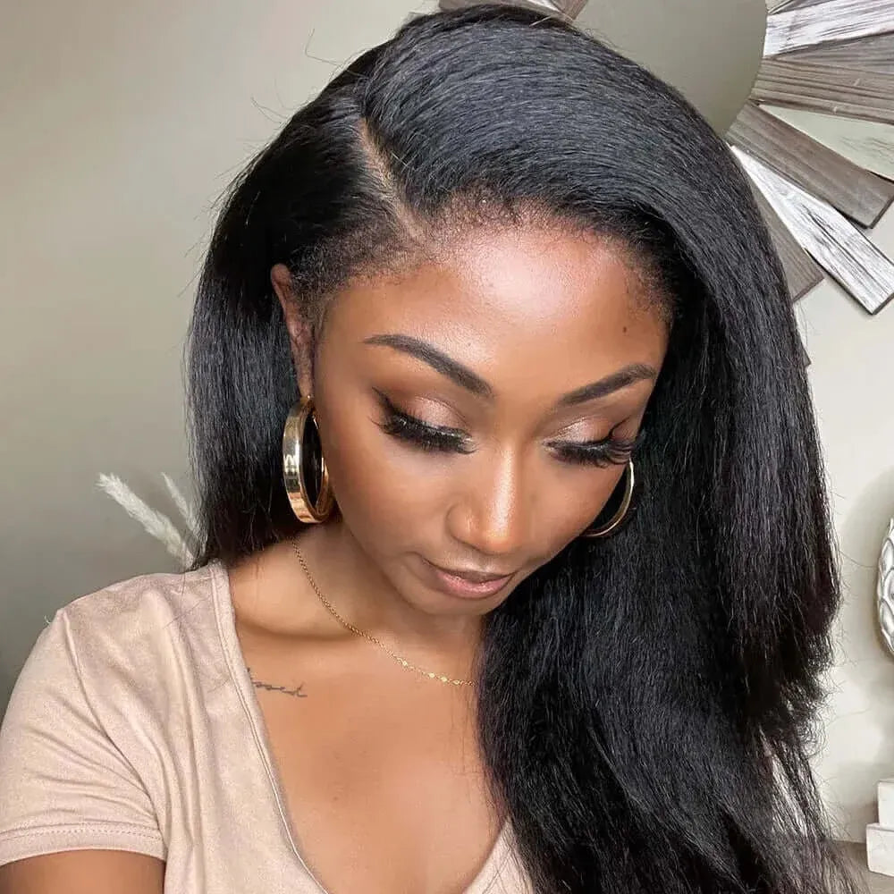 Hyperrealism Kinky Edges Full Lace Ventilated Wig