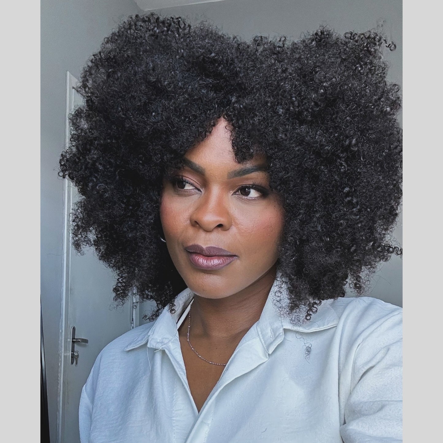 Put on & Go Pixie Cut Voluminous Curly Bob Wig 100% Human Hair