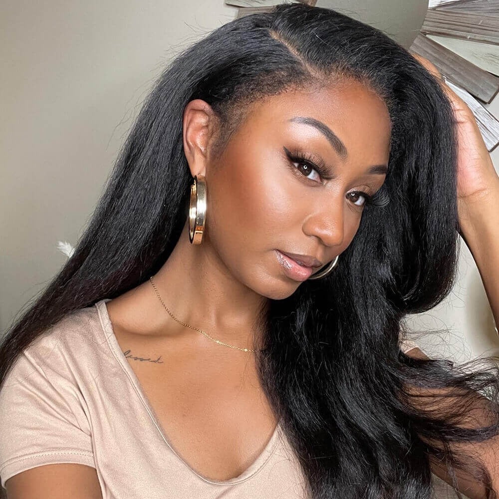 Hyperrealism Kinky Edges Full Lace Ventilated Wig