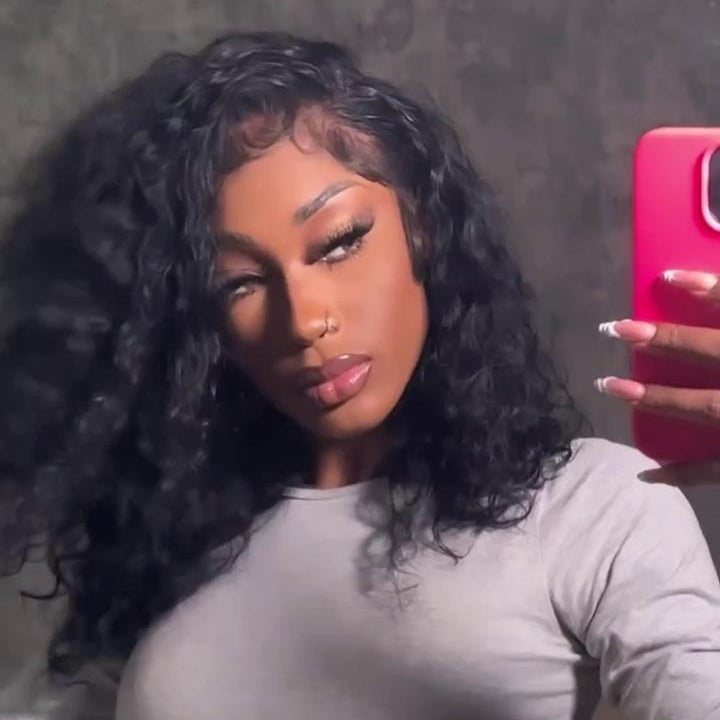 Realistic Hairline Water Wave 13x4 Lace Frontal Wig