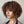 Glueless Ombre Dark Blonde Short Brazilian Curly Wig