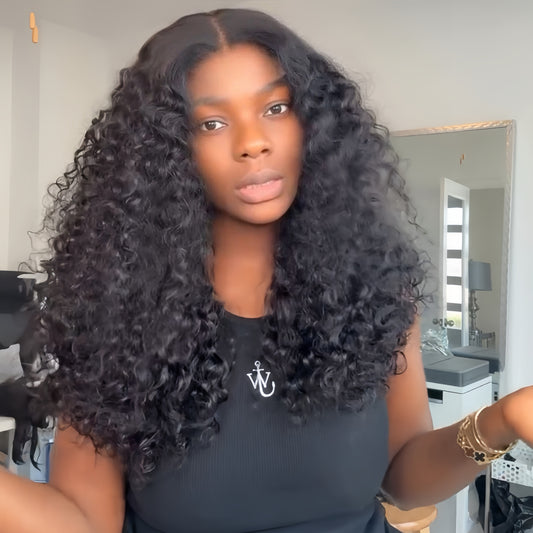Put On & Go Voluminous Curls bob Lace Wig