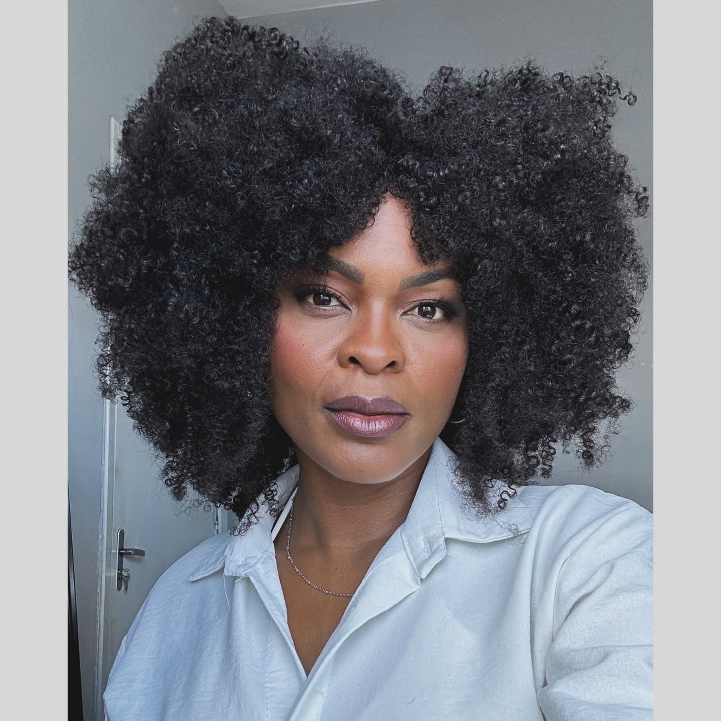 Put on & Go Pixie Cut Voluminous Curly Bob Wig 100% Human Hair