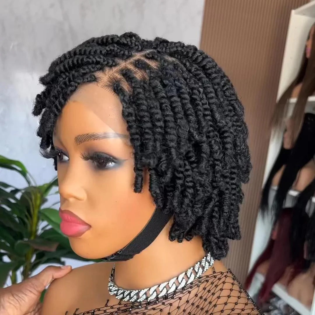 Full Lace Twist-out Afro Pixie Invisi Drawstring Wig