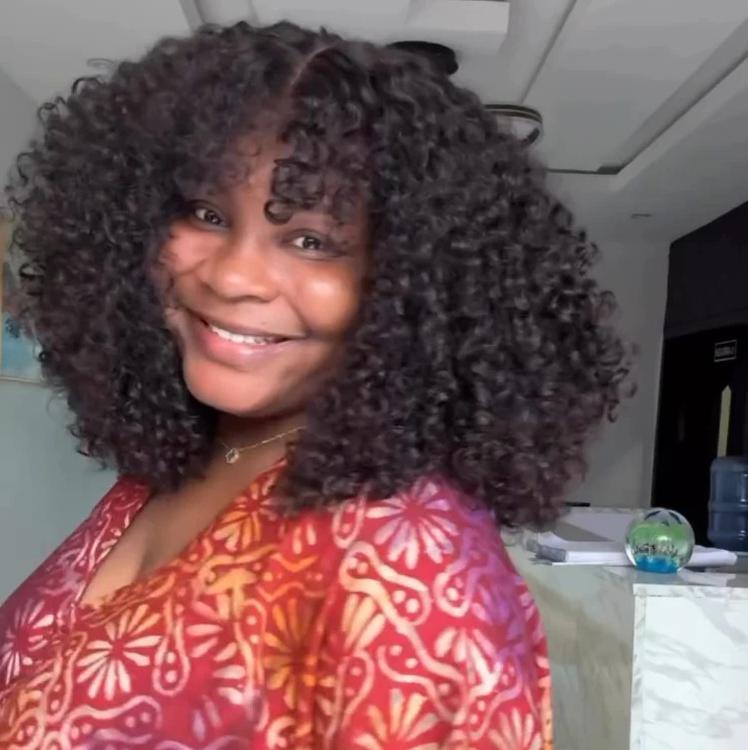 Put on & Go Glueless Kinky Curly 5x5 Lace Closure Wig With Bangs