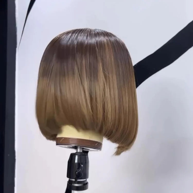 Glueless Ombre Blonde Highlight Bob Wig