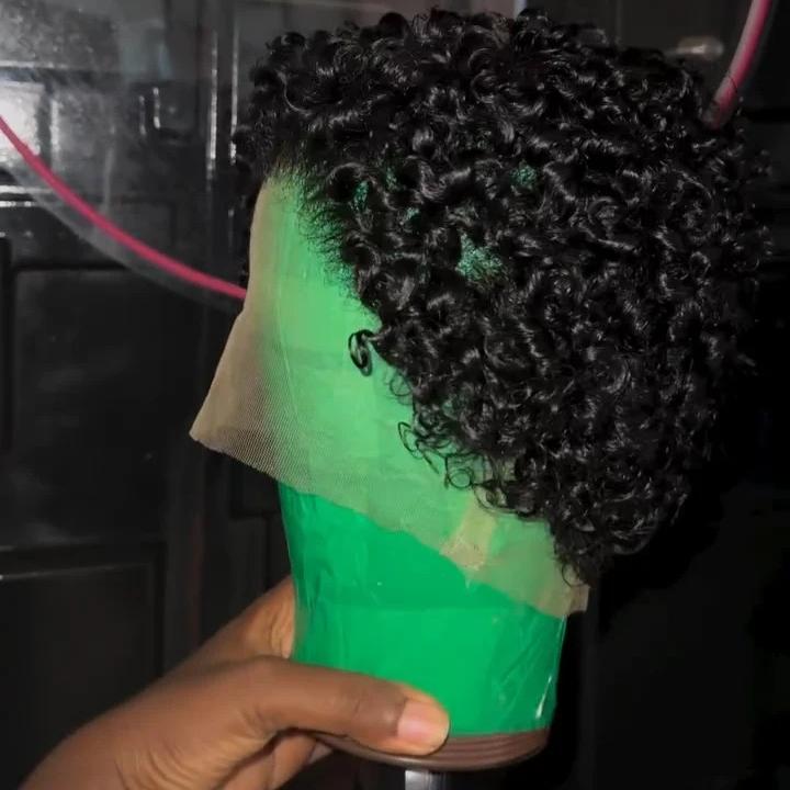 Afro Kinky Hair Full Lace Wig