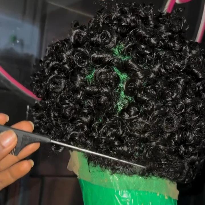 Afro Kinky Hair Full Lace Wig