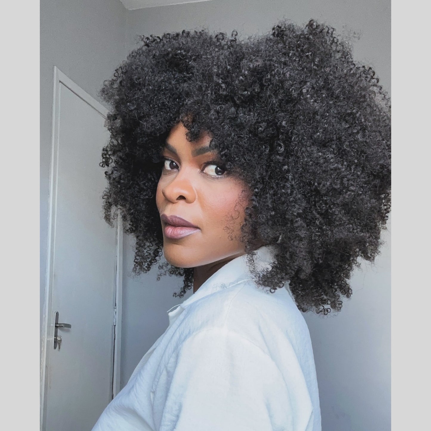 Put on & Go Pixie Cut Voluminous Curly Bob Wig 100% Human Hair
