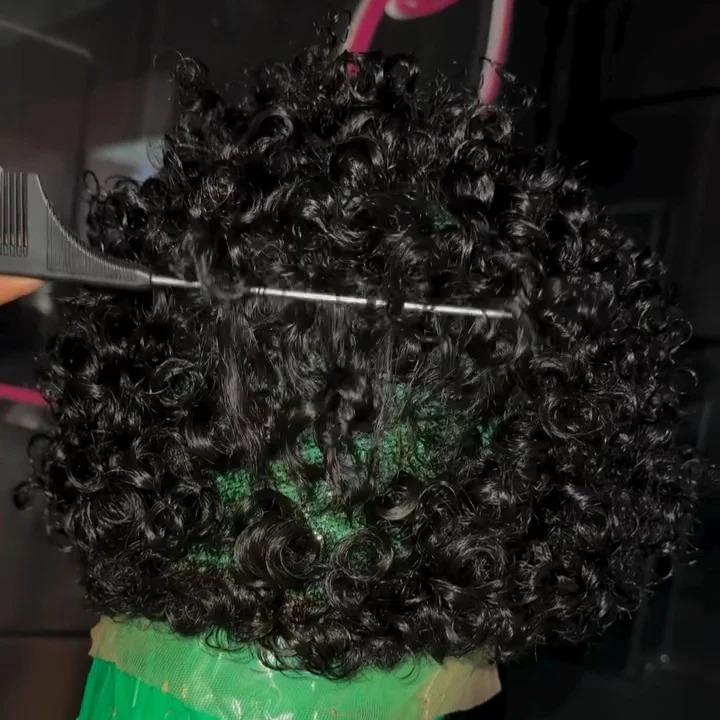 Afro Kinky Hair Full Lace Wig
