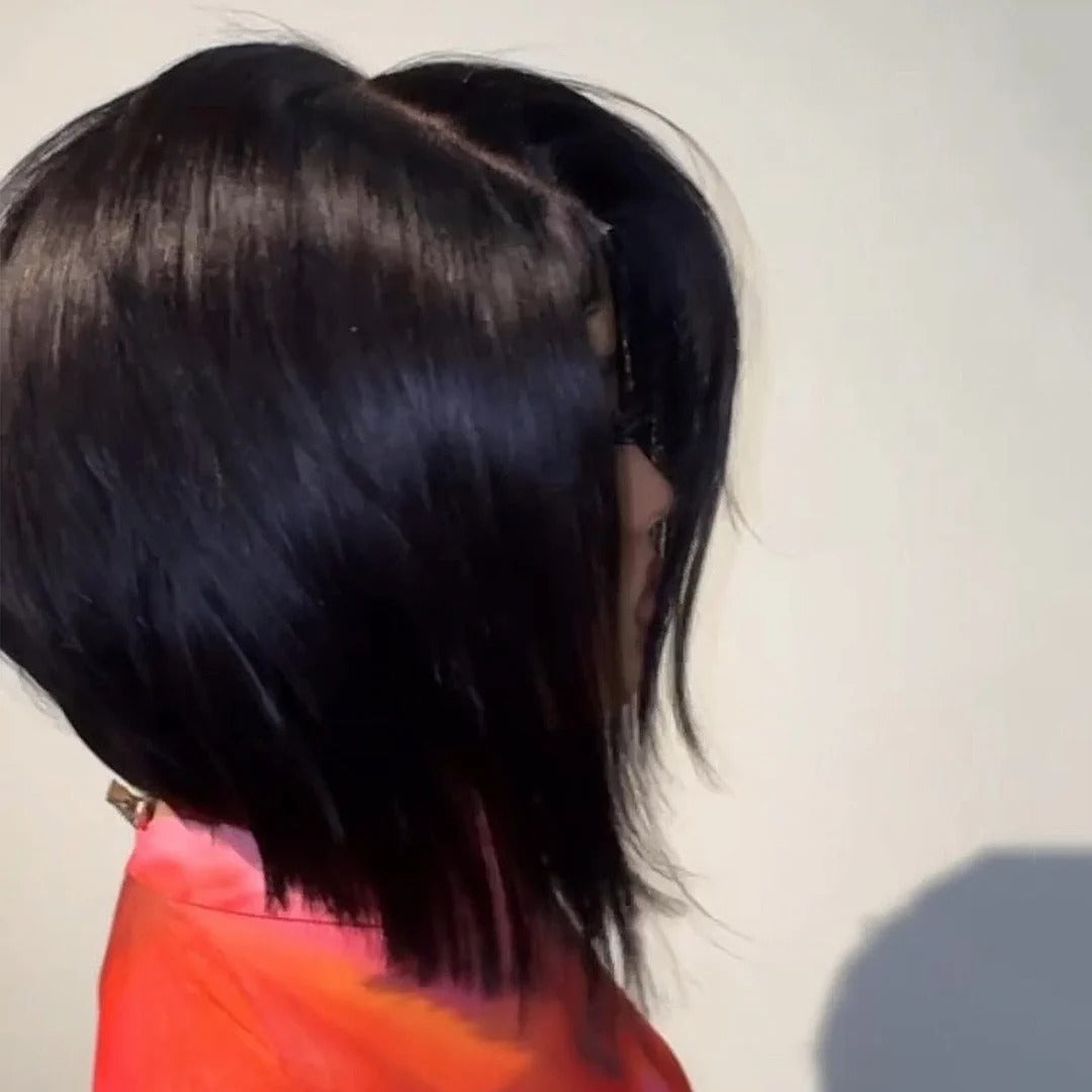 Asymmetry Long Layers Bob Side-parted 13x4 Lace Frontal Wig