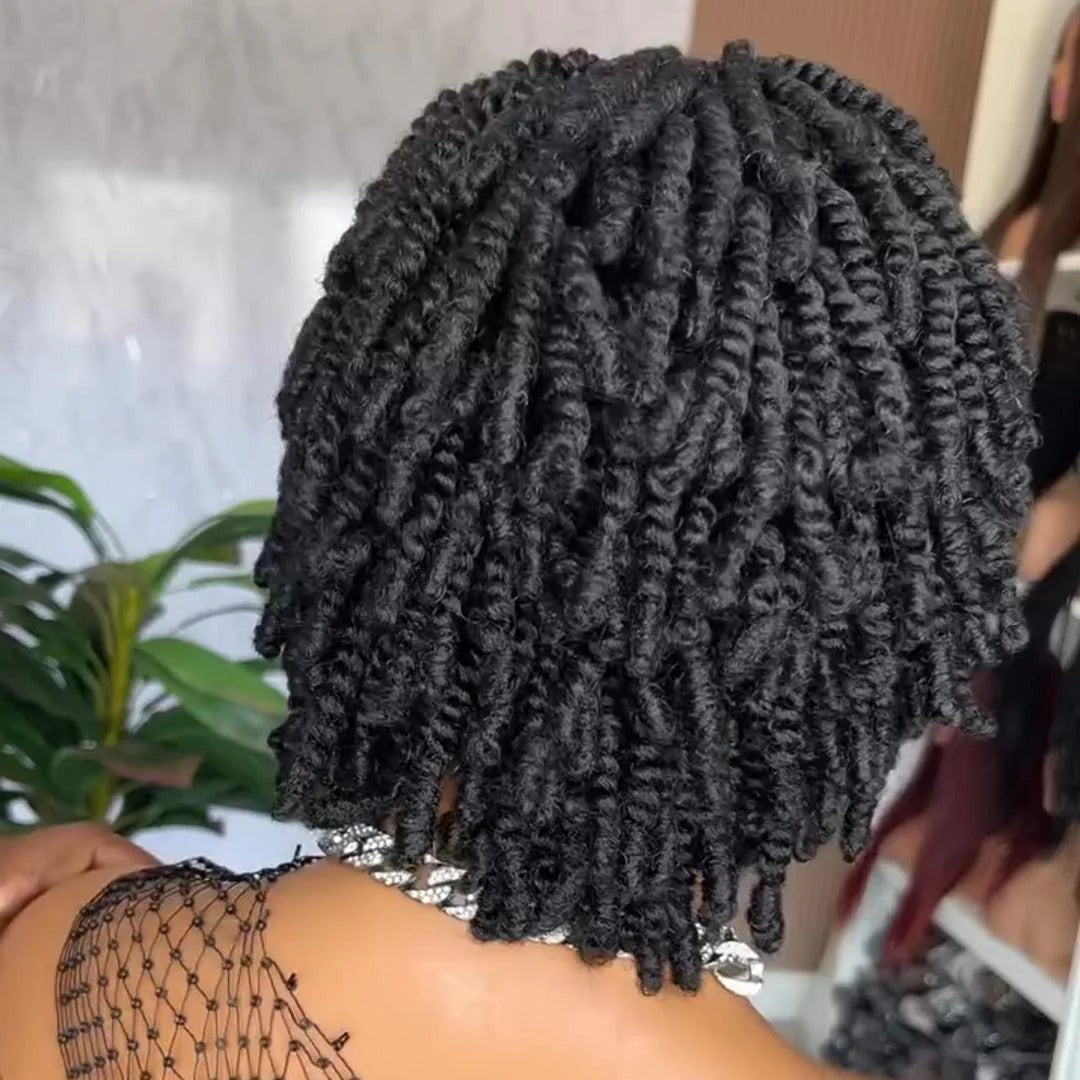 Full Lace Twist-out Afro Pixie Invisi Drawstring Wig