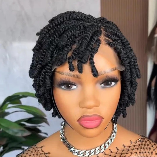 Full Lace Twist-out Afro Pixie Invisi Drawstring Wig