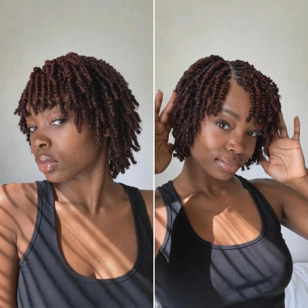 Full Lace Twist-out Afro Locs Wig With Secure Invisi Drawstring