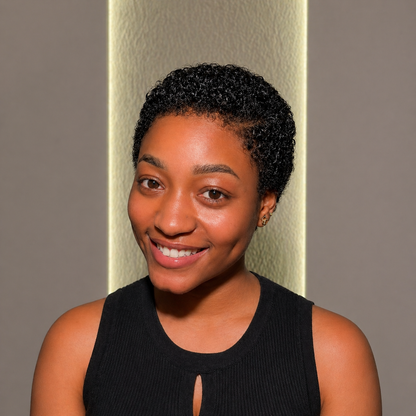 Big Chop Full Lace Afro Curly Pixie Wig With Natural 4c Edges