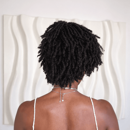 Beiginner Friendly Twisted Dread Pixie Wig with Drawstring