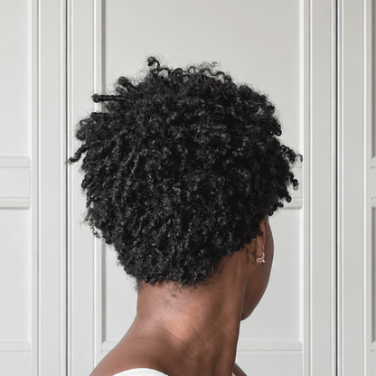 Wear & Go Mini Curly Afro Pixie Wig Human Hair