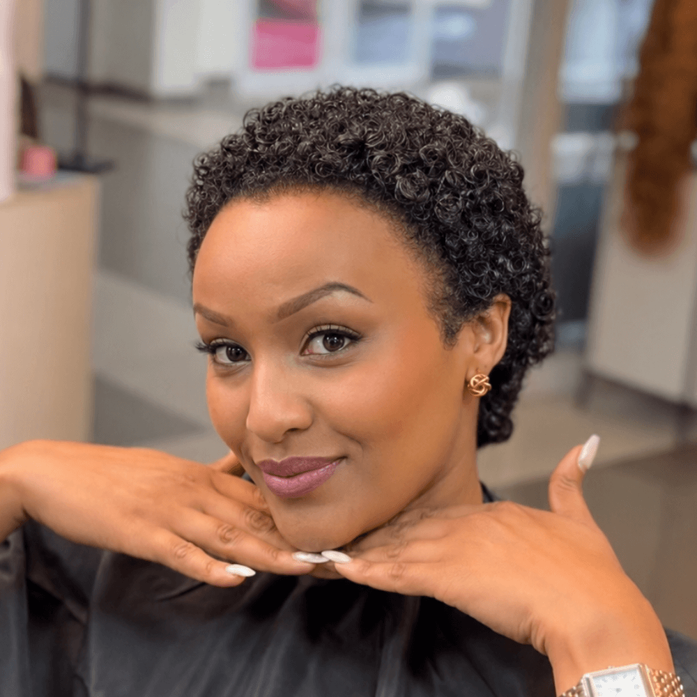 Wear & Go Short Curly Pixie 13×4 Lace Front Wig for Summer