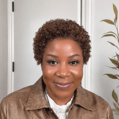 13×4 Lace Black & Brown Short Curly Pixie Wig With Drawstring