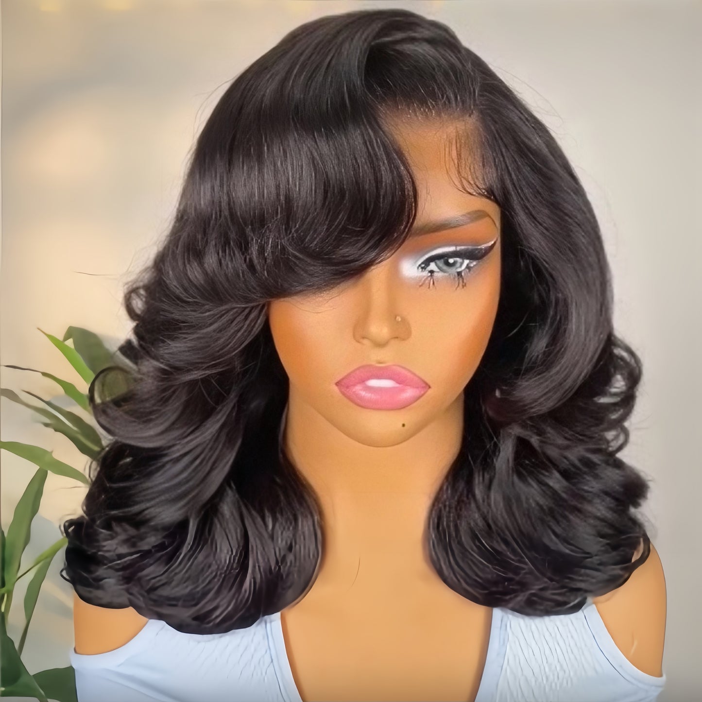 Pre-Styled Body Wave Short Bob Wig Transparent Lace Wigs