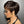 Coracrown Natural Realistic Glueless Pixie Cut Wig with Bangs