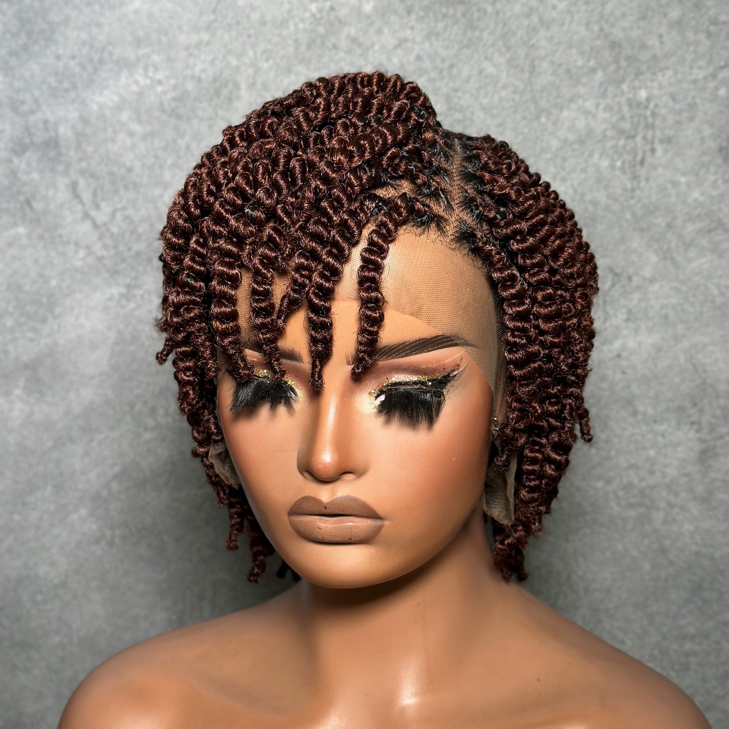 Full Lace Twist-out Afro Locs Wig With Secure Invisi Drawstring