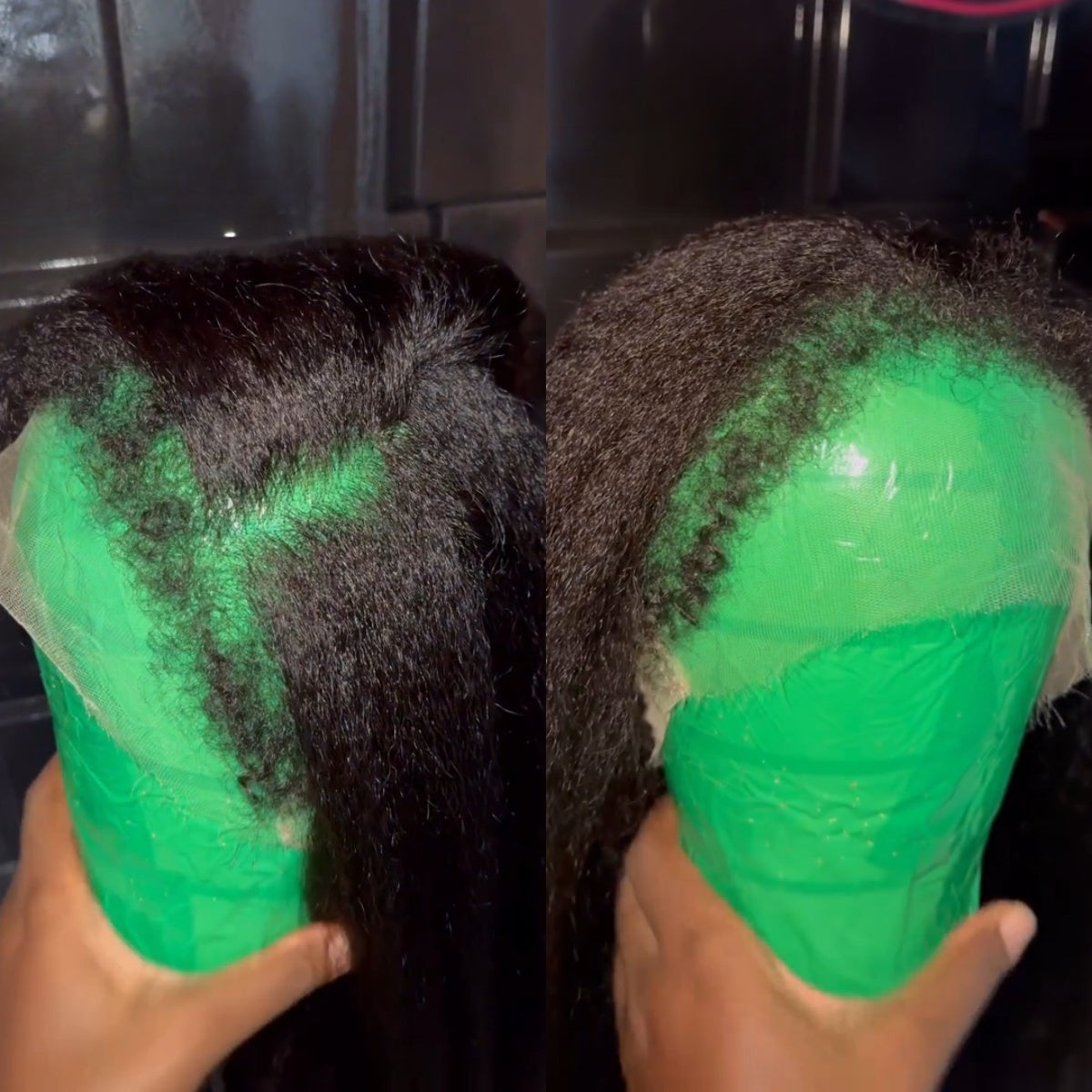 Hyperrealism Kinky Edges Full Lace Ventilated Wig