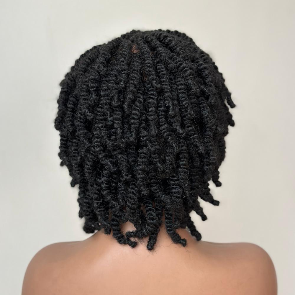Full Lace Twist-out Afro Locs Wig With Secure Invisi Drawstring