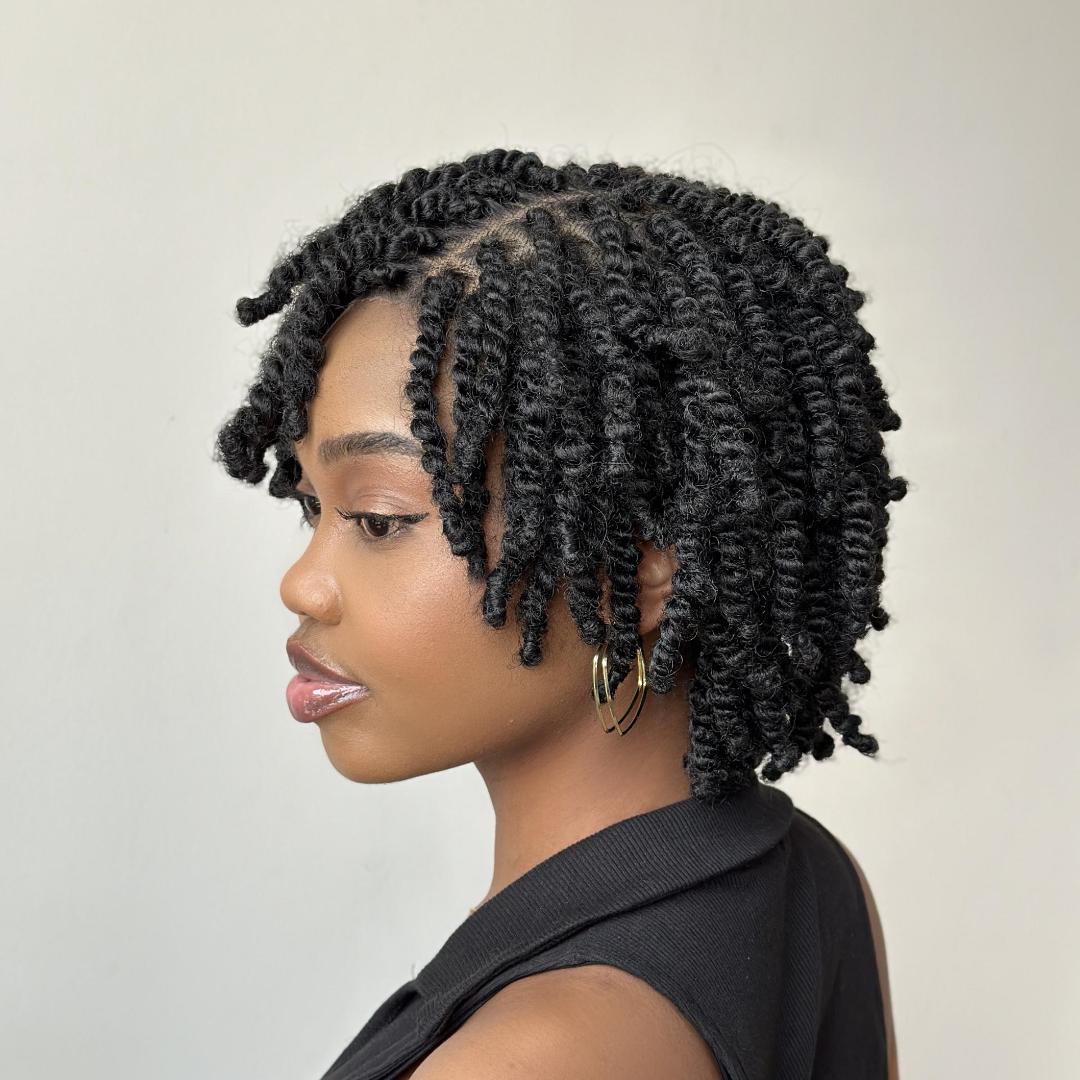 Full Lace Twist-out Afro Pixie Invisi Drawstring Wig