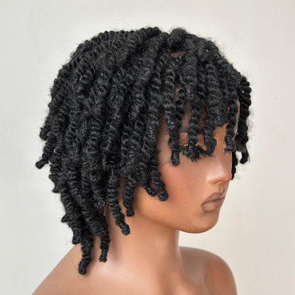 Full Lace Twist-out Afro Locs Wig With Secure Invisi Drawstring