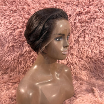 Short Pixie Cut 100% Human Hair 13x4 Lace Frontal Wig