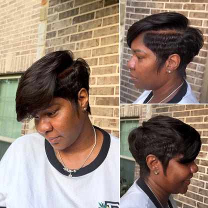 13x6 Lace Side Parted Layered Cut Wig With Bang