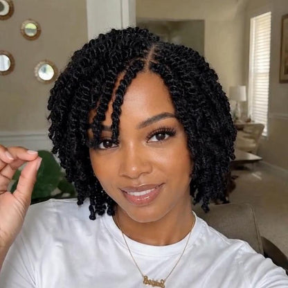 Full Lace Twist-out Afro Locs Wig With Secure Invisi Drawstring