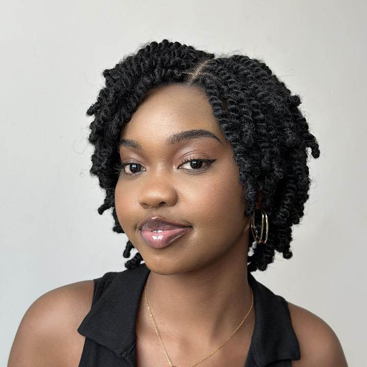Full Lace Twist-out Afro Locs Wig With Secure Invisi Drawstring