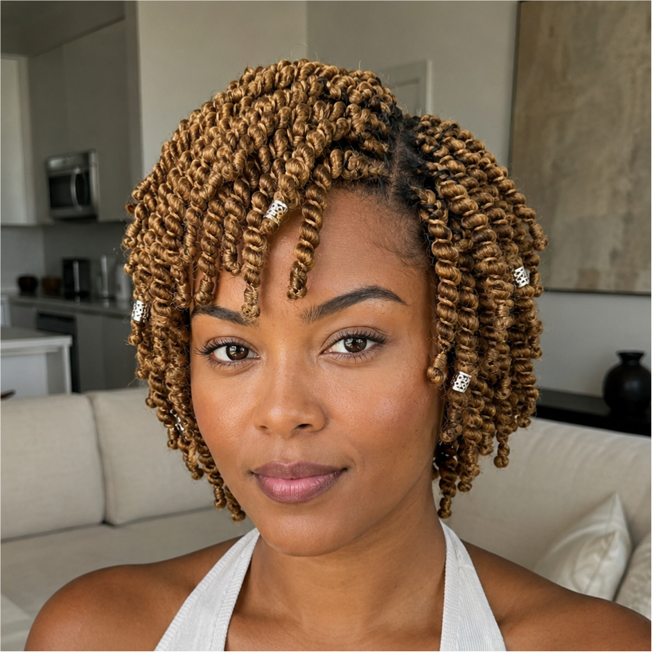 Full Lace Twist-out Afro Locs Wig With Secure Invisi Drawstring