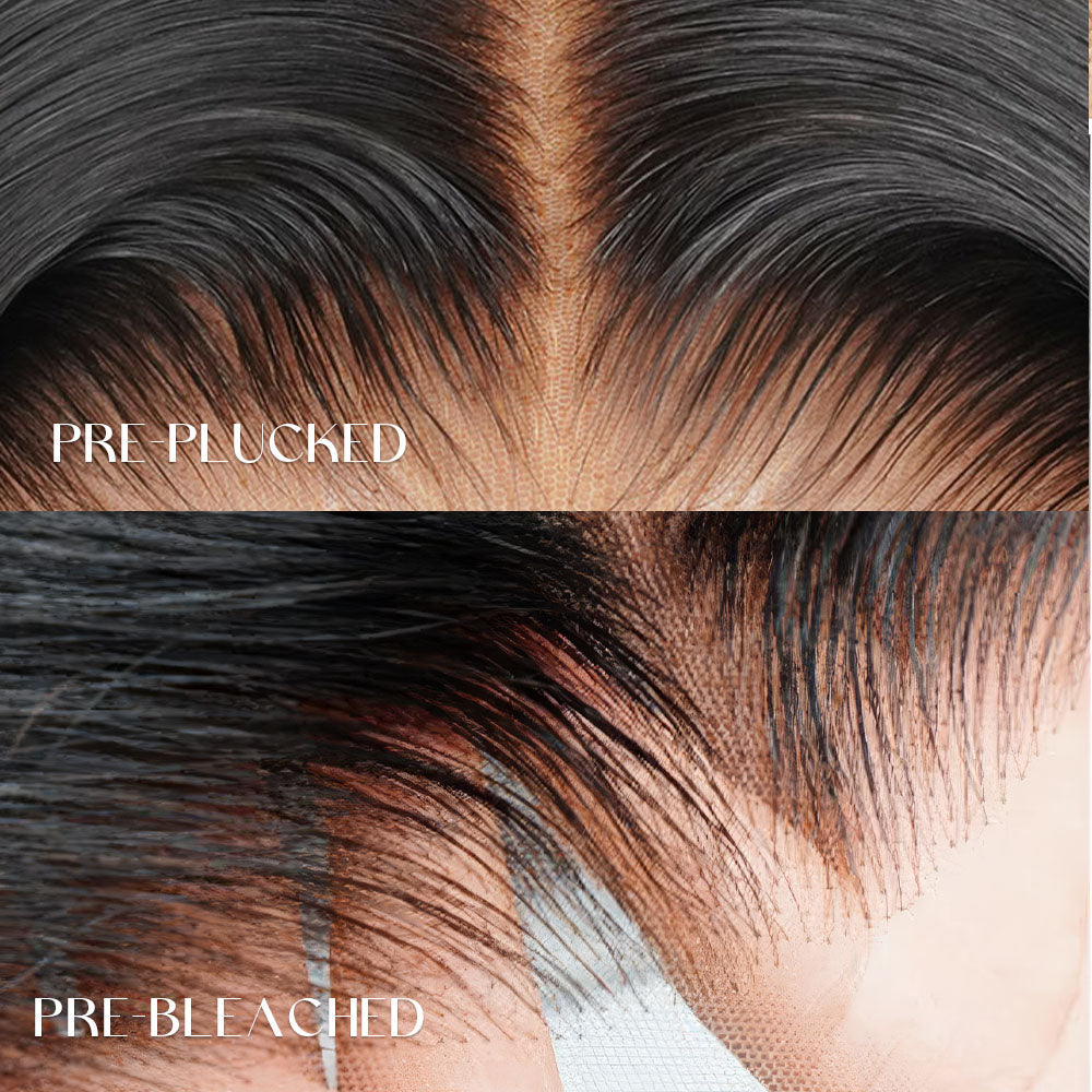 613 Ombre Blonde Highlight with Brown Straight Bob Wig