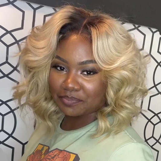 613 Blonde Highlight Loose Wave 5×5 Lace Closure Wig