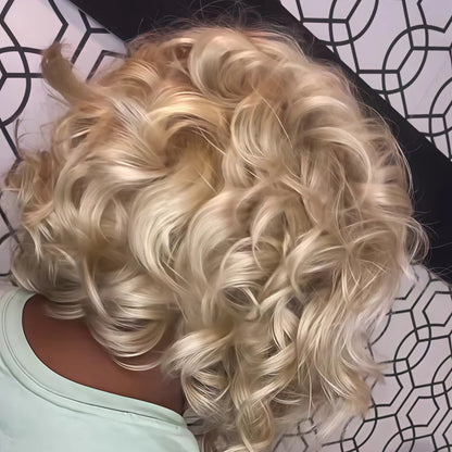 613 Blonde Highlight Loose Wave 5×5 Lace Closure Wig